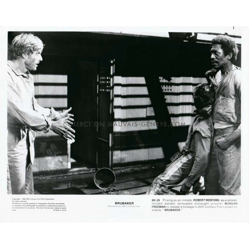 BRUBAKER Photo de presse BK-28 - 20x25 cm. - 1980 - Robert Redford, Stuart Rosenberg