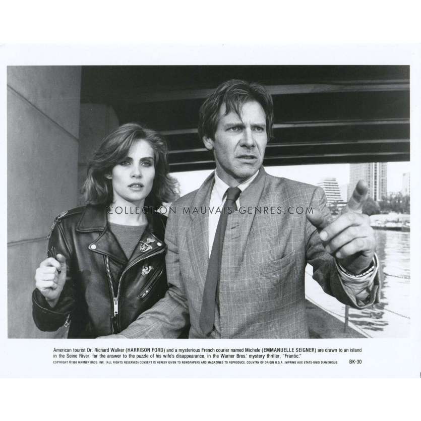 FRANTIC Photo de presse BK-30 - 20x25 cm. - 1988 - Harrison Ford, Roman Polanski