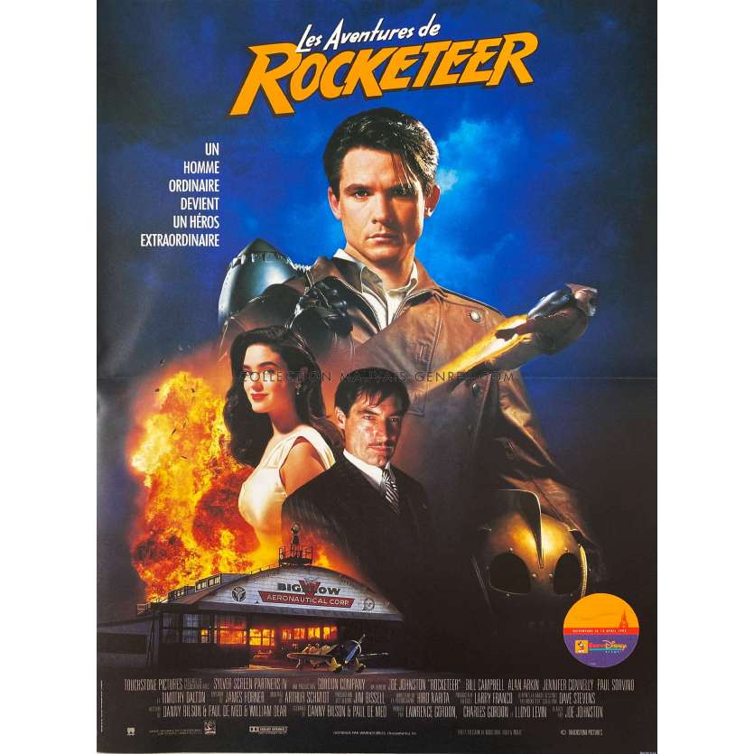 ROCKETEER Affiche de film- 40x54 cm. - 1991 - Billy Campbell, Joe Johnston