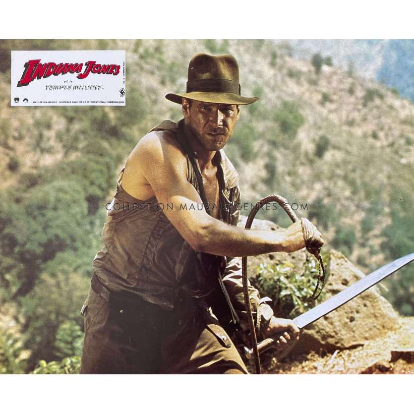 INDIANA JONES ET LE TEMPLE MAUDIT Photo de film N1 - 21x30 cm. - 1984 - Harrison Ford, Steven Spielberg