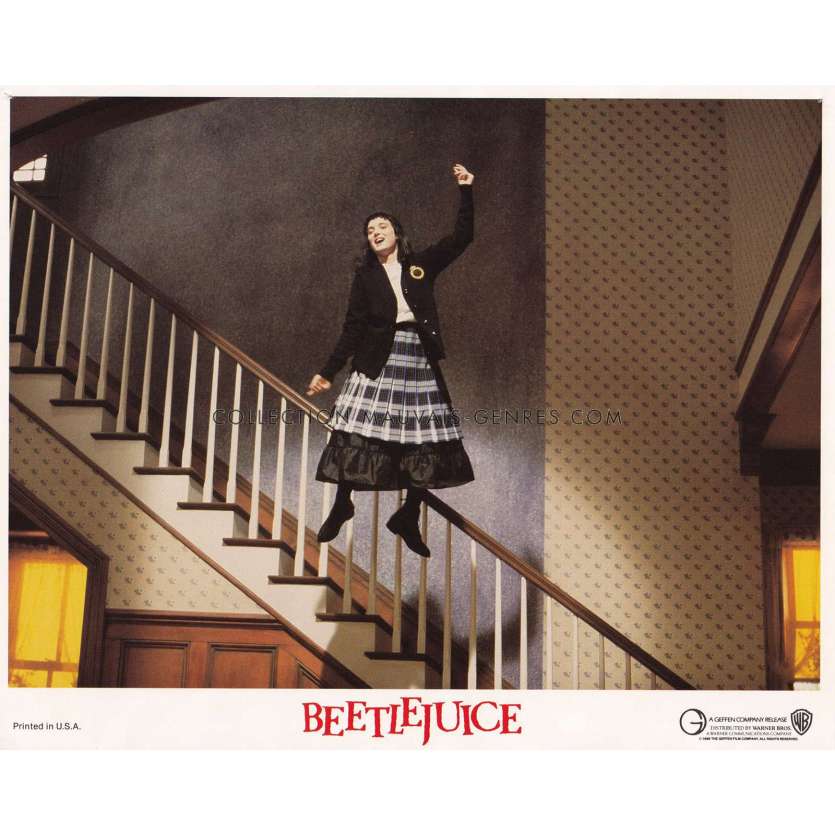 BEETLEJUICE Lobby Card N04 - 8x10 in. - 1988 - Tim Burton, Michael Keaton