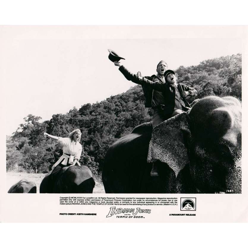 INDIANA JONES AND THE TEMPLE OF DOOM Movie Still 1402 - 8x10 in. - 1984 - Steven Spielberg, Harrison Ford