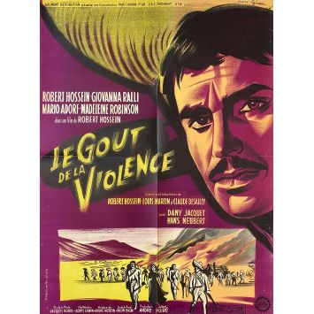 LE GOUT DE LA VIOLENCE Affiche de film- 60x80 cm. - 1961 - Giovanna Ralli, Robert Hossein