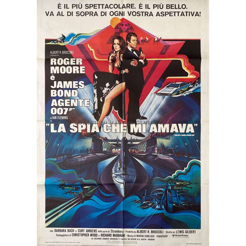 L'ESPION QUI M'AIMAIT Affiche de film- 100x140 cm. - 1977 - Roger Moore, Lewis Gilbert