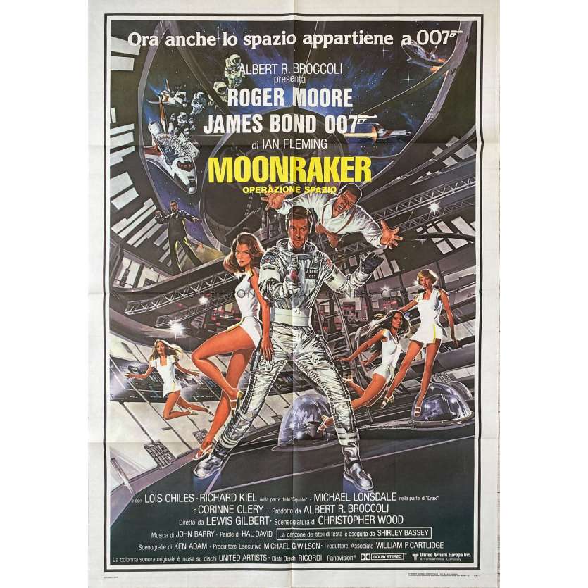 MOONRAKER Affiche de film- 100x140 cm. - 1979 - Roger Moore, James Bond