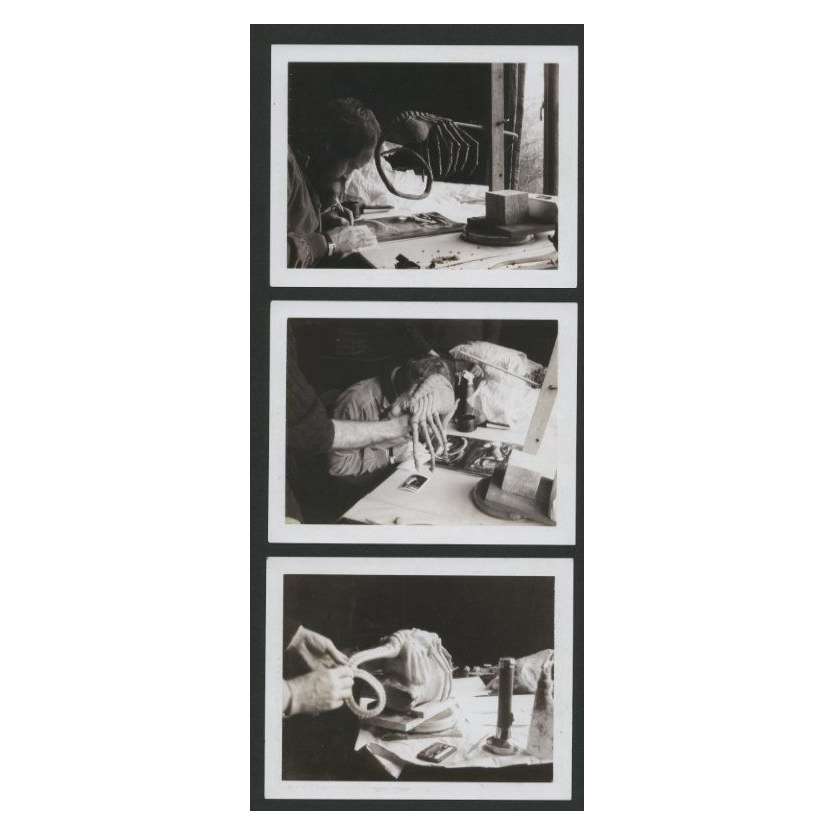 ALIEN Lot de 4 Polaroids UNIQUES ! Facehugger A Original Vintage Photos, Scott, Giger