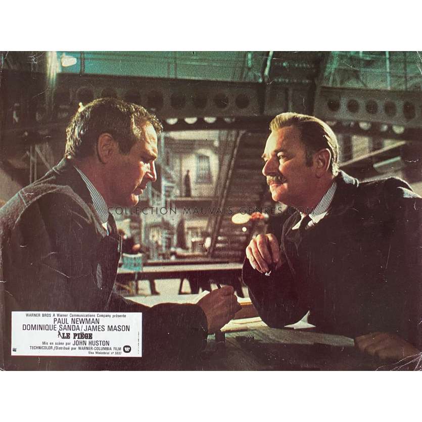 LE PIEGE Photo de film N02 - 21x30 cm. - 1973 - Paul Newman, John Huston