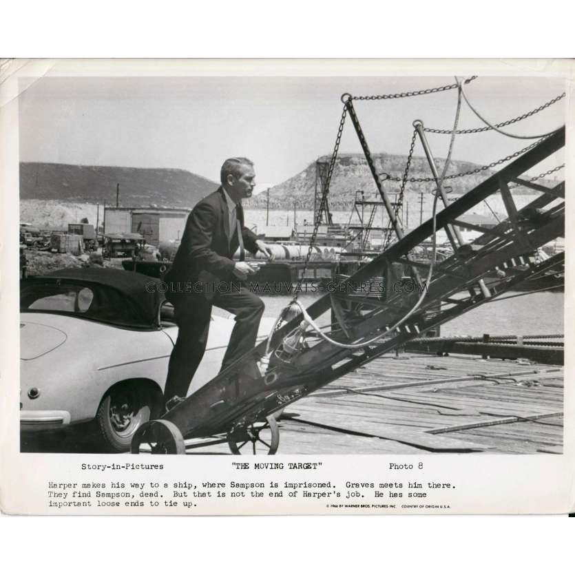 DETECTIVE PRIVE Photo de presse P8 - 20x25 cm. - 1966 - Paul Newman, Jack Smight