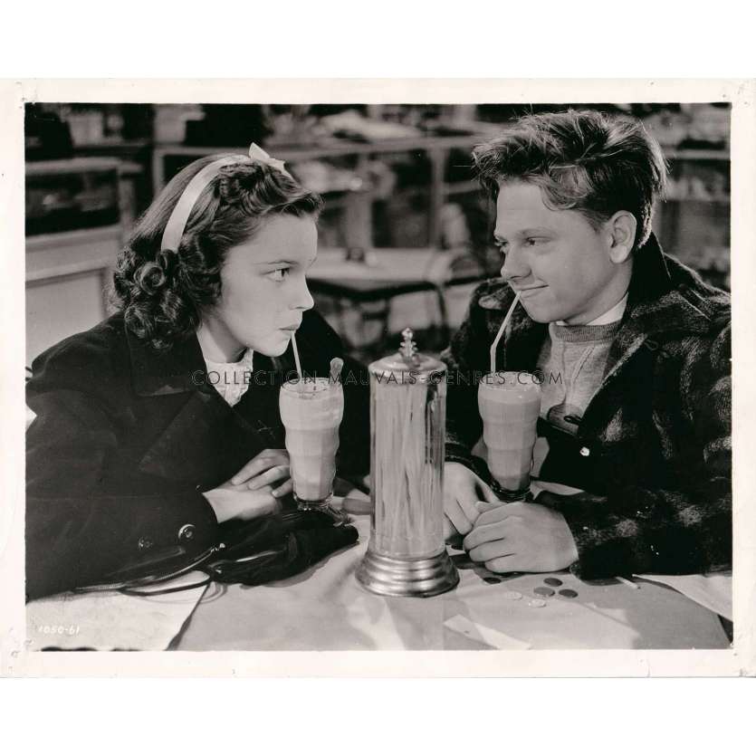 L'AMOUR FRAPPE ANDY HARDY Photo de presse 1050-61 - 20x25 cm. - 1938 - Judy Garland, Mickey Rooney, George B. Seitz