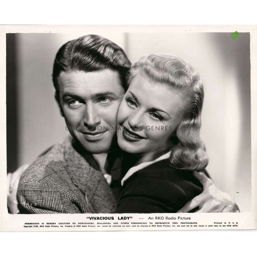 MARIAGE INCOGNITO Photo de presse VL-ADV-3 - 20x25 cm. - 1938 - James Stewart, Ginger Rogers, George Stevens