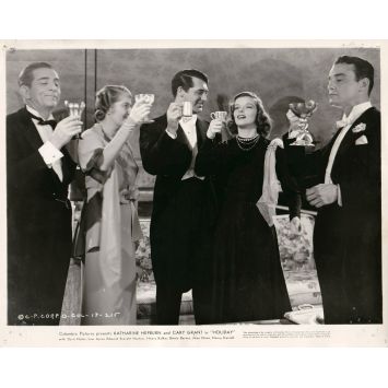 VACANCES Photo de presse 17-215 - 20x25 cm. - 1938 - Katharine Hepburn, Cary Grant, George Cukor