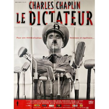 LE DICTATEUR Affiche de film- 120x160 cm. - 1940/R2010 - Paulette Goddard, Charles Chaplin