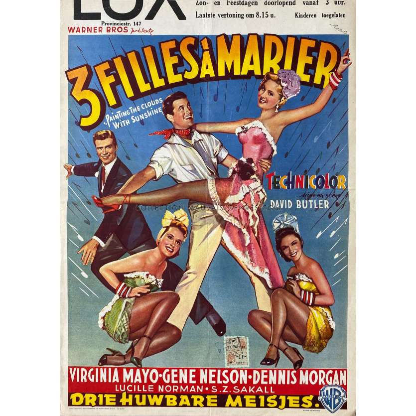 TROIS FILLES A MARIER Affiche de film- 35x55 cm. - 1963 - Kirk Douglas, Michael Gordon