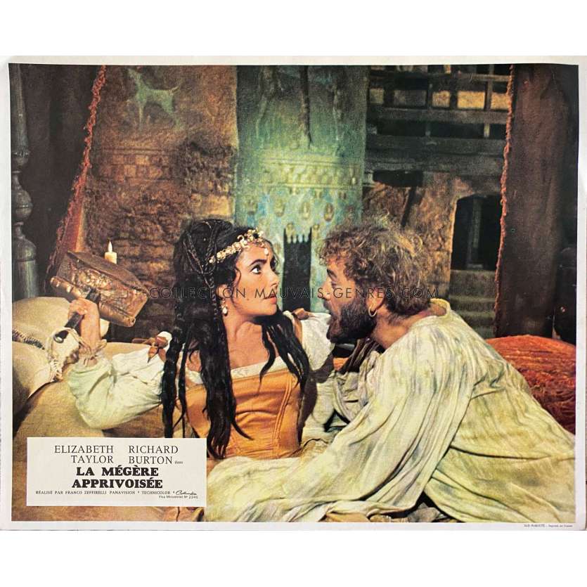 LA MEGERE APPRIVOISEE Photo de film N01 - 21x30 cm. - 1967 - Richard Burton, Liz taylor, Franco Zeffirelli