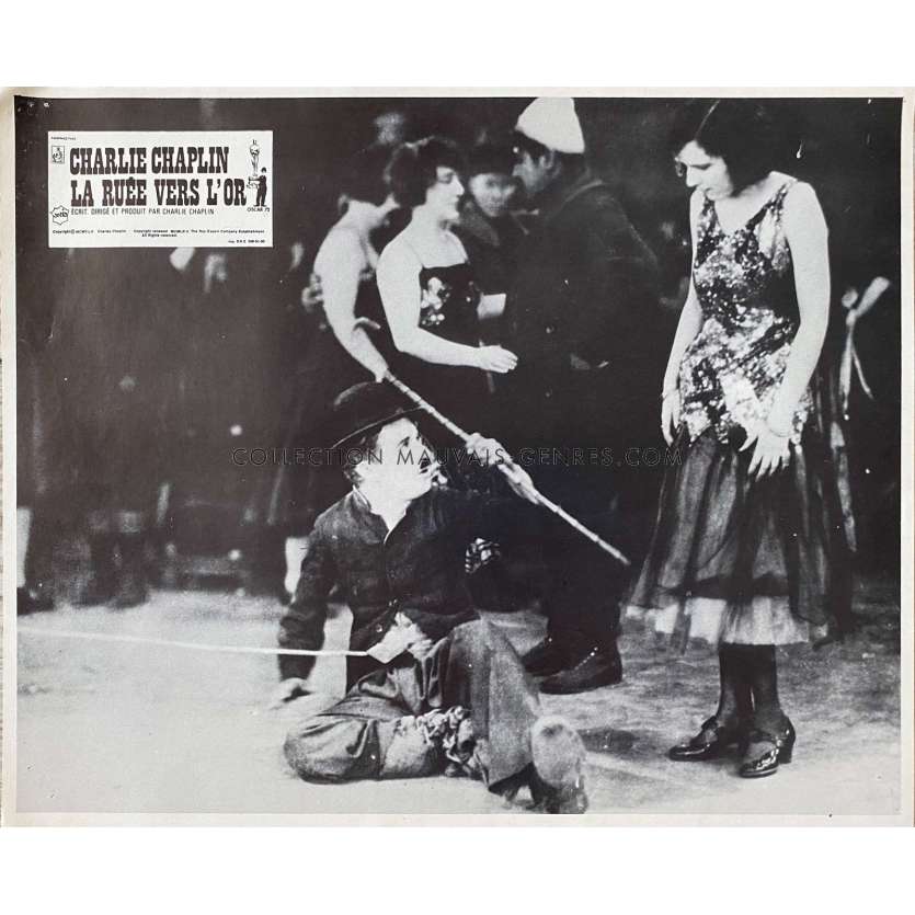 LA RUEE VERS L'OR Photo de film N04 - 21x30 cm. - 1925/R1970 - Mack Swain, Charles Chaplin