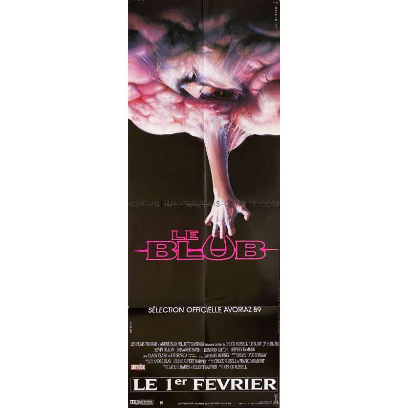 LE BLOB Affiche de film- 60x160 cm. - 1988 - Kevin Dillon, Chuck Russel