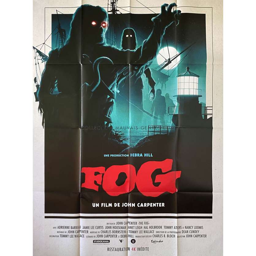 FOG Affiche de film- 120x160 cm. - 1979/R2021 - Jamie Lee Curtis, John Carpenter