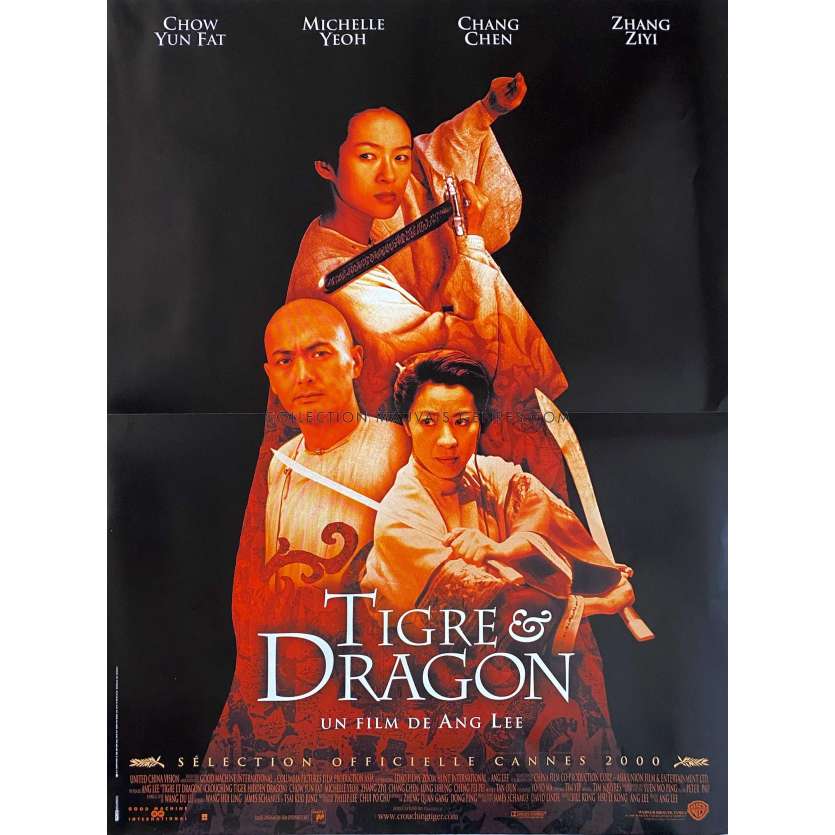 TIGRE ET DRAGON Affiche de film- 40x54 cm. - 2000 - Chow Yun Fat, Ang Lee