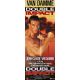 DOUBLE IMPACT Movie Poster- 23x63 in. - 1991 - Sheldon Lettich, Jean-Claude Van Damme