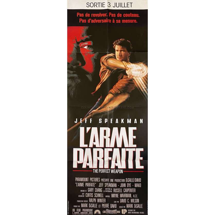 L'ARME PARFAITE Affiche de film- 60x160 cm. - 1991 - Jeff Speakman, Mark DiSalle