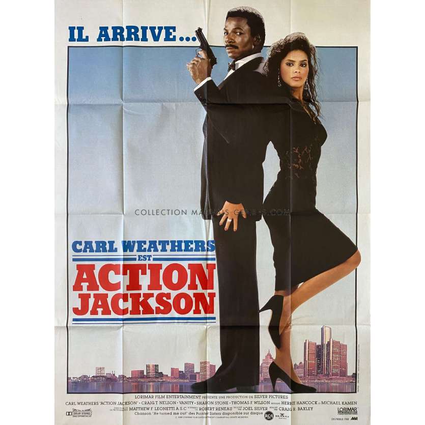 ACTION JACKSON Affiche de film- 120x160 cm. - 1988 - Carl Weathers, Craig R. Baxley