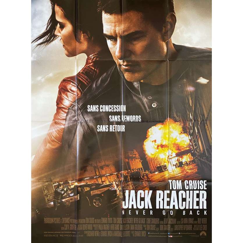 JACK REACHER Affiche de film- 120x160 cm. - 2012 - Tom Cruise, Christopher McQuarrie