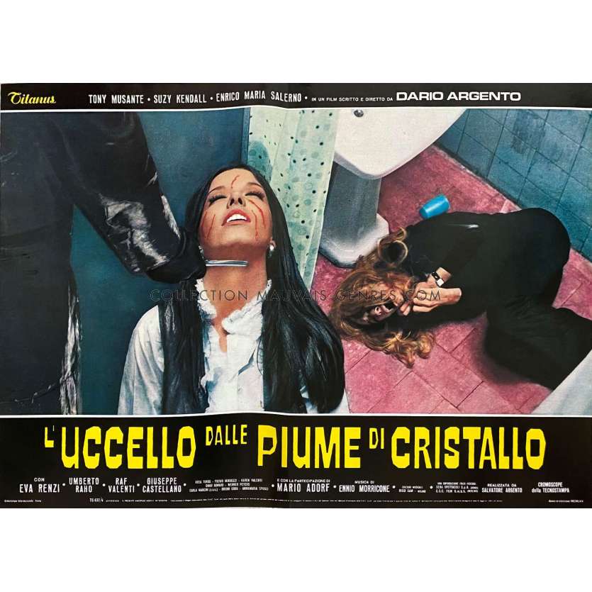 L'OISEAU AU PLUMAGE DE CRISTAL Photo de film N06 - 46x64 cm. - 1970 - Tony Musante, Dario Argento