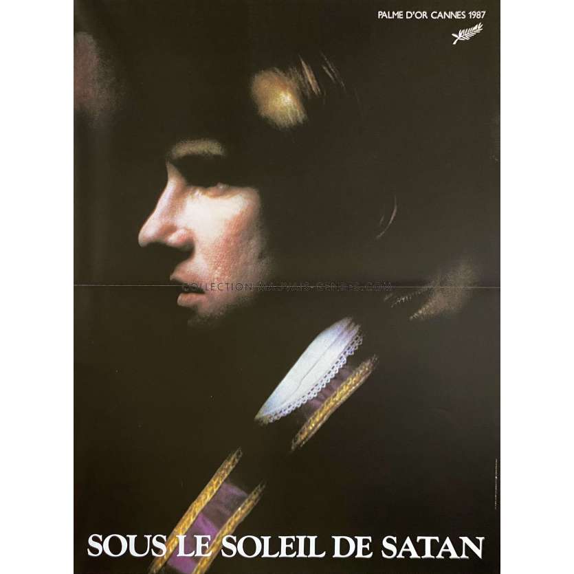 UNDER SATAN'S SUN Original Movie Poster- 15x21 in. - 1987 - Maurice Pialat, Gérard Depardieu