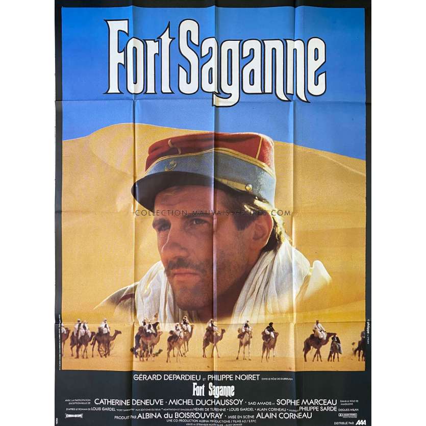 FORT SAGANNE Movie Poster- 47x63 in. - 1984 - Alain Corneau, Gérard Depardieu