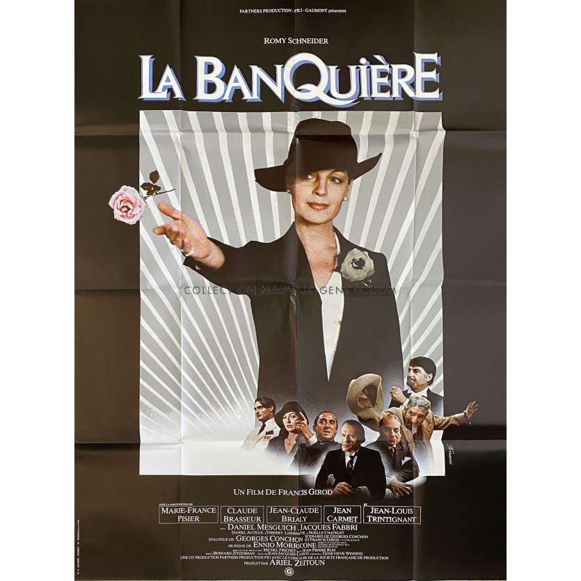 LA BANQUIERE Affiche de film- 120x160 cm. - 1980 - Romy Schneider, Francis Girod