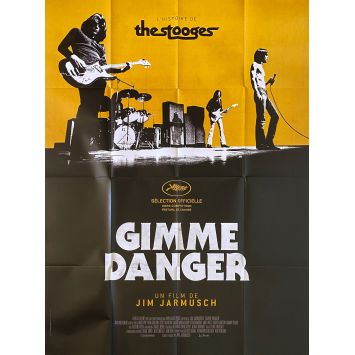 GIMME DANGER Affiche de film- 120x160 cm. - 2016 - Iggy Pop, Jim Jarmusch