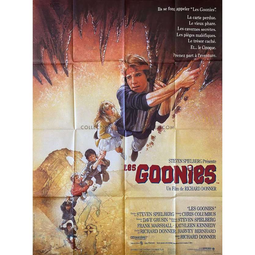 LES GOONIES Affiche de film Cineposter - 120x160 cm. - 1985/R1989 - Sean Astin, Richard Donner