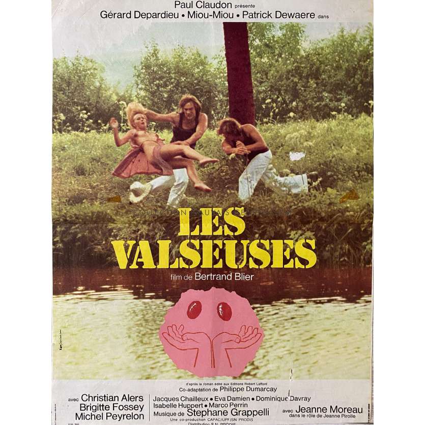 GOING PLACES Movie Poster- 15x21 in. - 1974 - Bertrand Blier, Patrick Dewaere, Gérard Depardieu