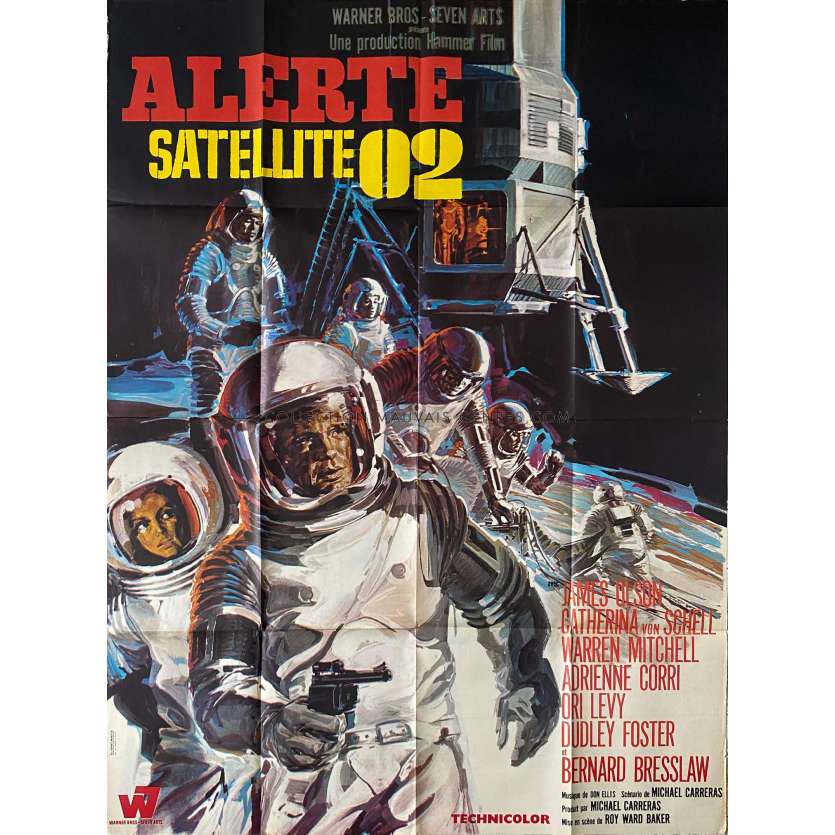 ALERTE SATELLITE 02 Affiche de film- 120x160 cm. - 1969 - James Olson, Roy-Ward Baker