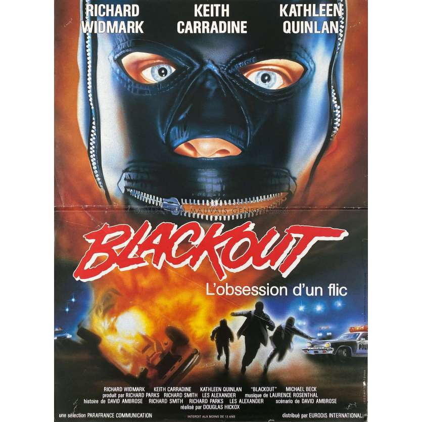 BLACKOUT Movie Poster- 15x21 in. - 1985 - Douglas Hickox, Keith Carradine