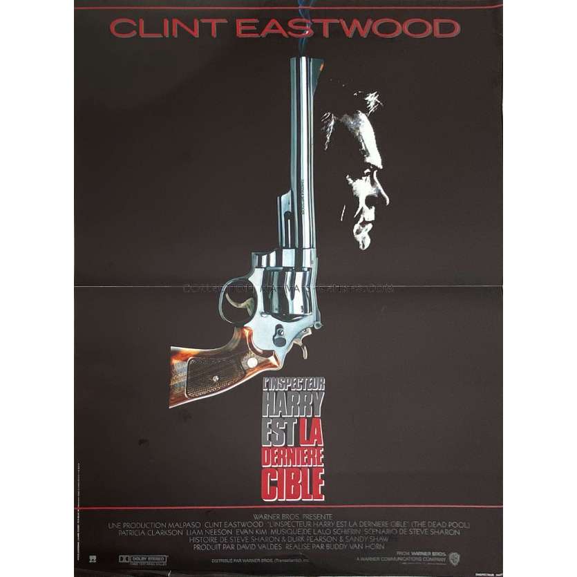 LA DERNIERE CIBLE Affiche de film- 40x54 cm. - 1988 - Clint Eastwood, Buddy Van Horn