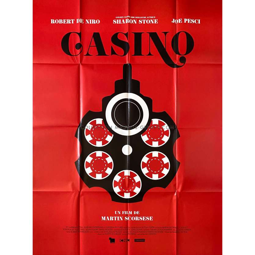 CASINO Affiche de film- 120x160 cm. - 1995/R2015 - Robert de Niro, Martin Scorsese