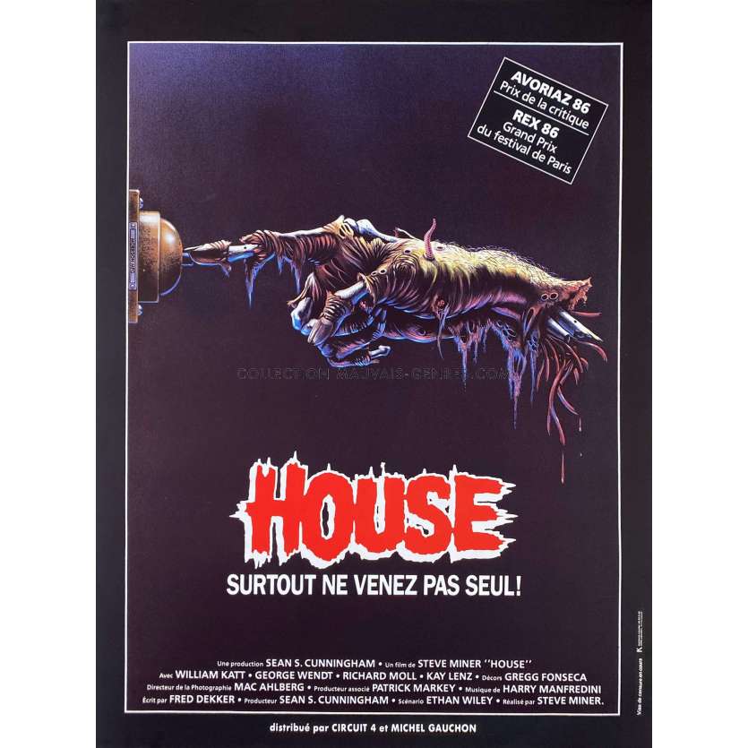 HOUSE Affiche de film- 40x54 cm. - 1984 - William Katt, Steve Miner