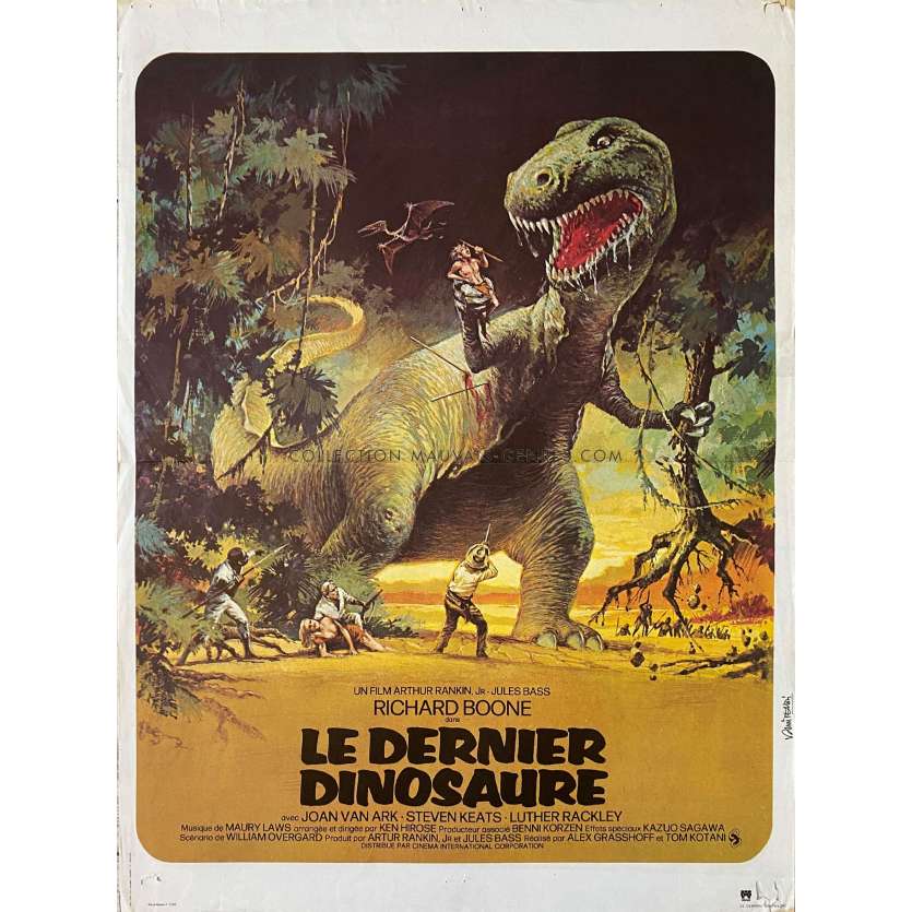 LE DERNIER DINOSAURE Affiche de film- 40x54 cm. - 1977 - Richard Boone, Alexander Grasshoff