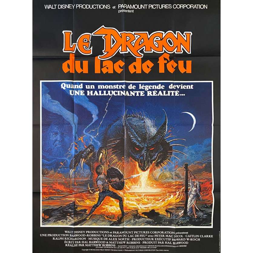 DRAGONSLAYER Movie Poster- 47x63 in. - 1981 - Matthew Robbins, Caitlin Clarke