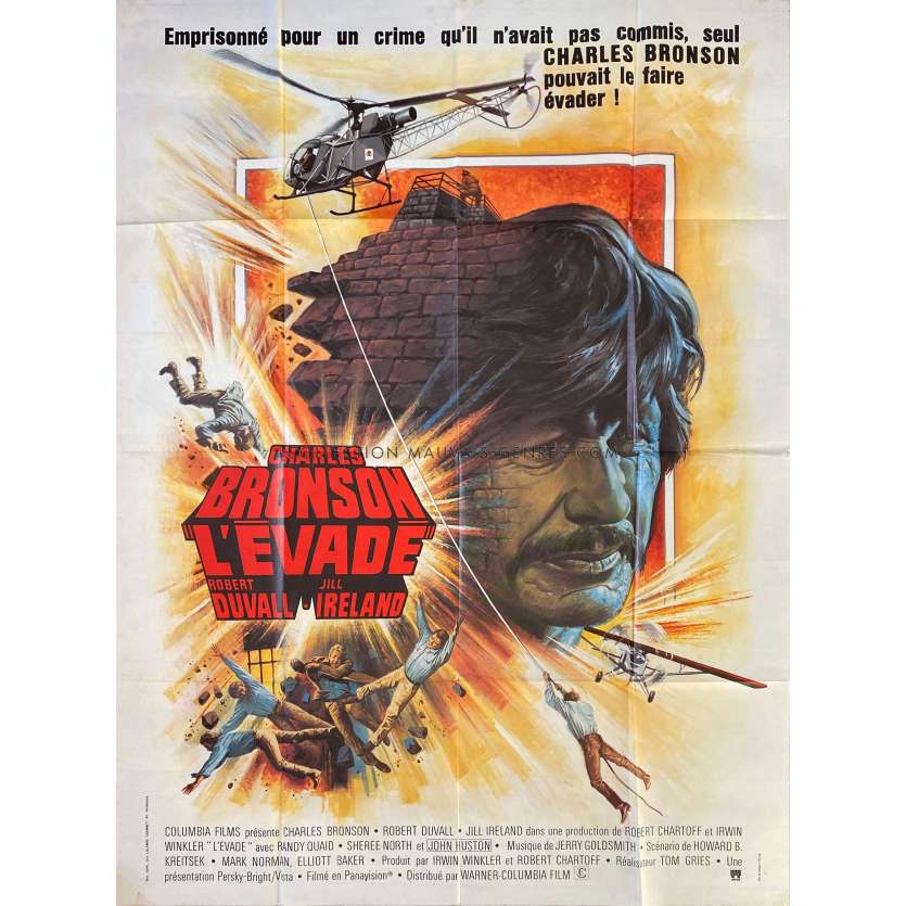 BREAKOUT Movie Poster- 47x63 in. - 1975 - Tom Gries, Charles Bronson