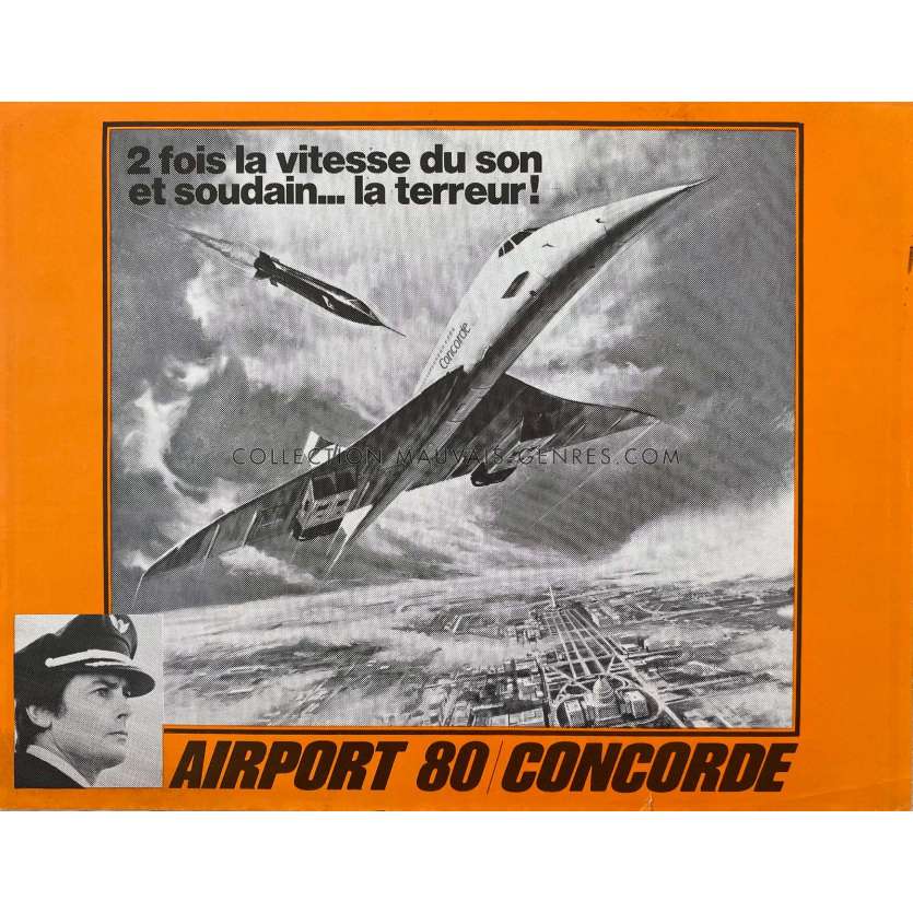 AIRPORT 80 CONCORDE synopsis- 24x30 cm. - 1979 - Alain Delon, David Lowell Rich