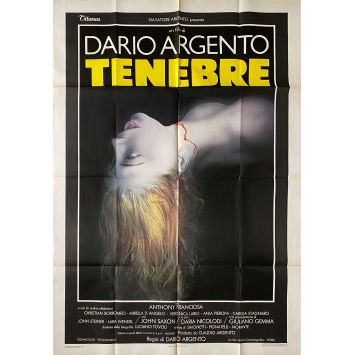 TENEBRAE Movie Poster- 39x55 in. - 1982 - Dario Argento, John Saxon