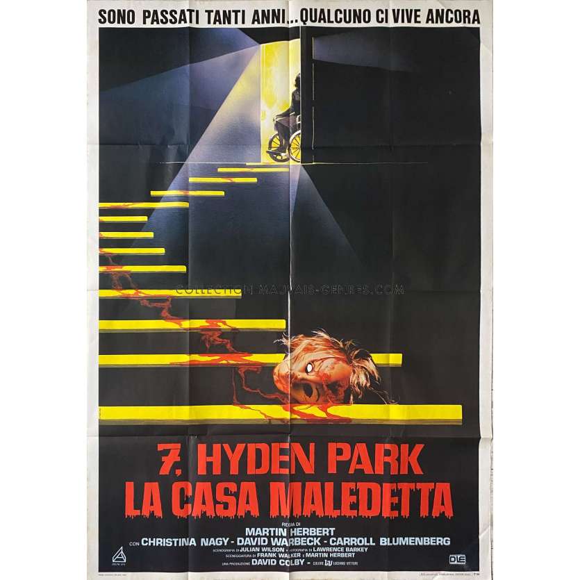 THE CURSED HOUSE Movie Poster- 39x55 in. - 1985 - Alberto De Martino, Christina Nagy