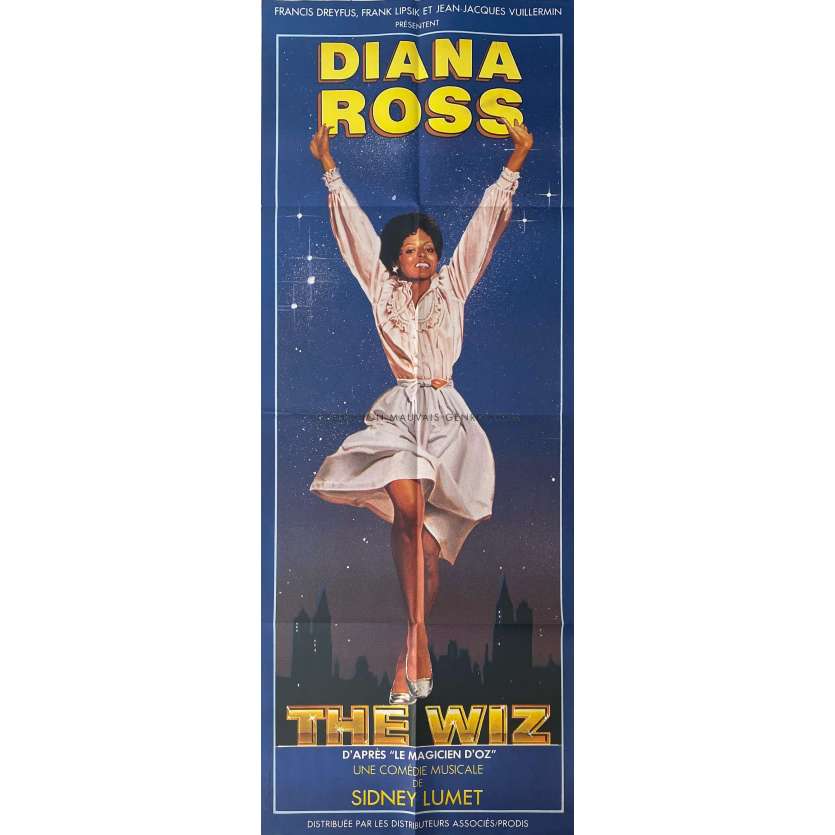 THE WIZ Movie Poster Mod. Diana Ross - 23x63 in. - 1978 - Sidney Lumet, Michael Jackson