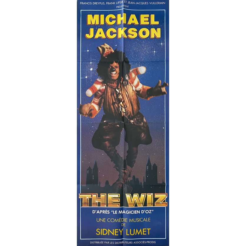 THE WIZ Affiche de film Mod. Michael Jackson - 60x160 cm. - 1978 - Michael Jackson, Sidney Lumet