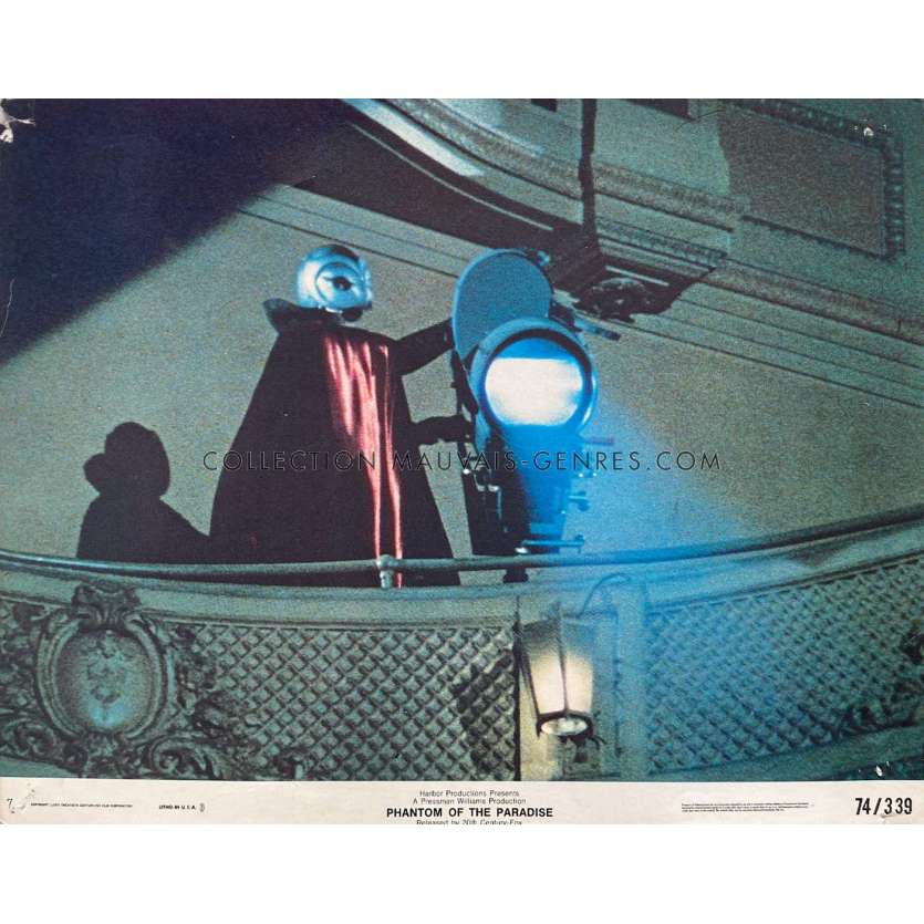 PHANTOM OF THE PARADISE Lobby Card N07 - 11x14 in. - 1974 - Brian de Palma, Paul Williams