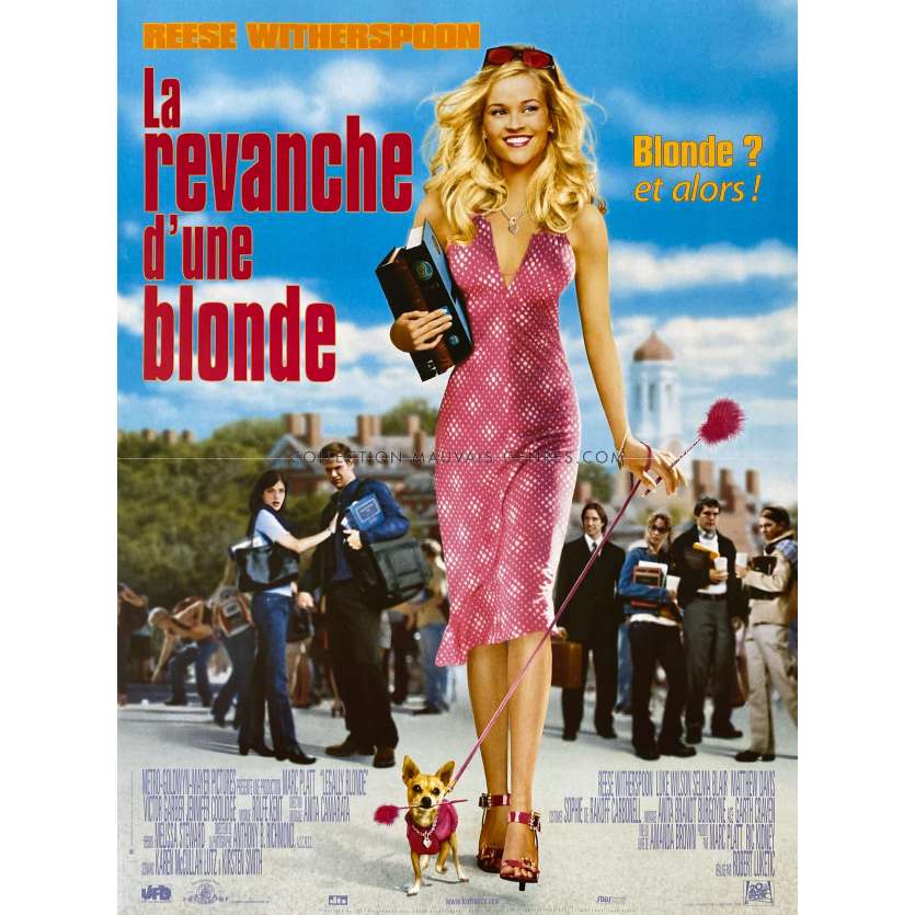 LA REVANCHE D'UNE BLONDE Affiche de cinéma- 40x54 cm. - 2001 - Luke Wilson , Reese Witherspoon