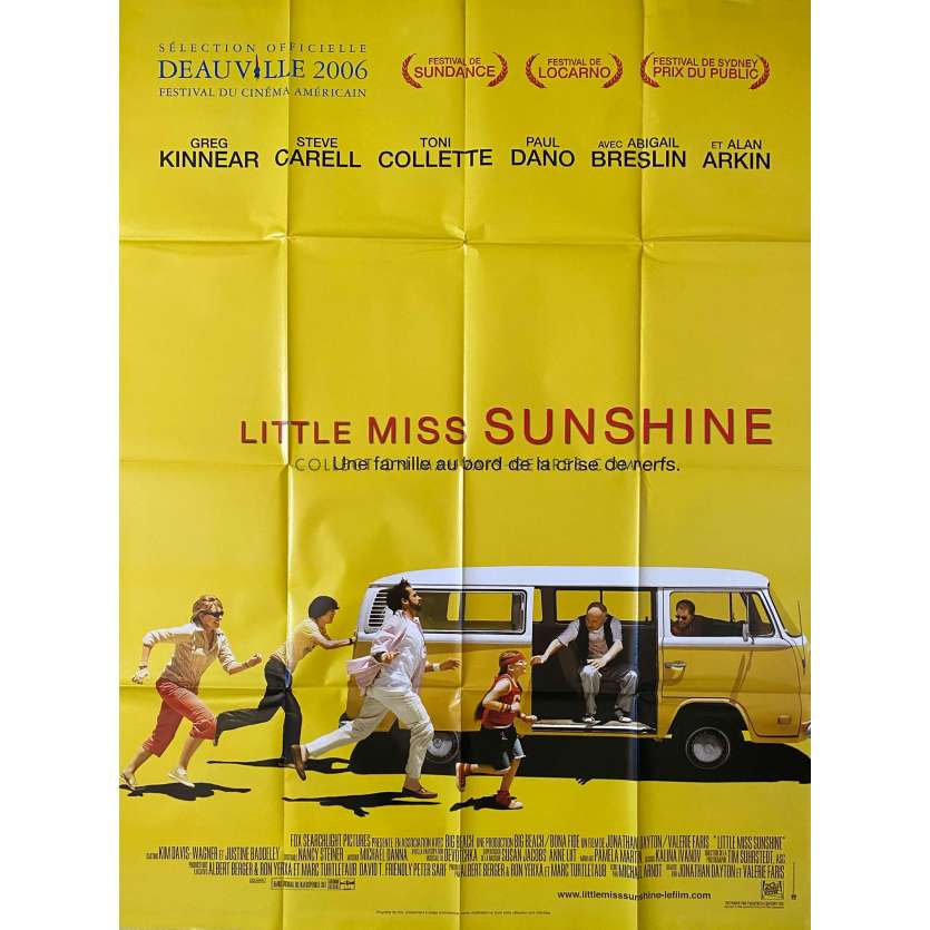 LITTLE MISS SUNSHINE Affiche de cinéma- 120x160 cm. - 2006 - Steve Carell, Toni Collette, Jonathan Dayton