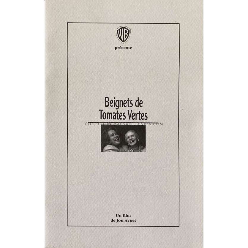 BEIGNETS DE TOMATES VERTES Dossier de presse 32 pages. - 13,5x21 cm. - 1991 - Kathy Bates, Jessica Tandy, Jon Avnet